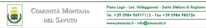Comunit&agrave; Montana del Savuto